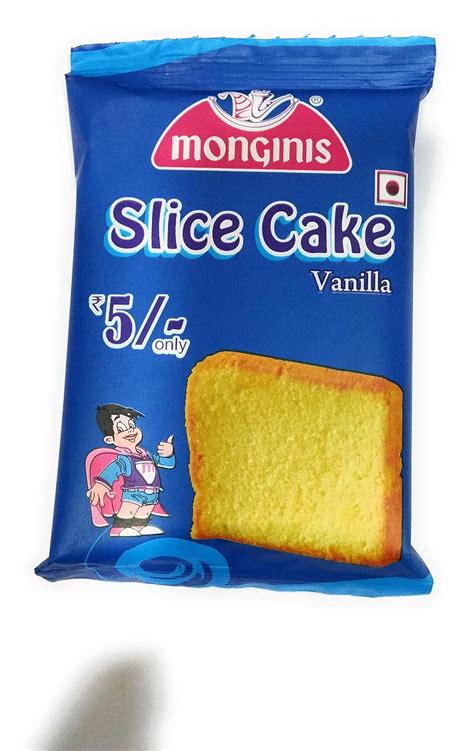 monginis cake|Eggless monginis vanilla slice cake .